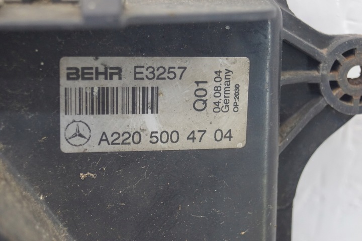 фото №10, Вентилятор mercedes w220 w215 650w a2205000193