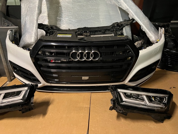 фото №16, Audi sq5 q5 80a 3,0 tdi лампи капот бампер перед комплектний ls9r acc