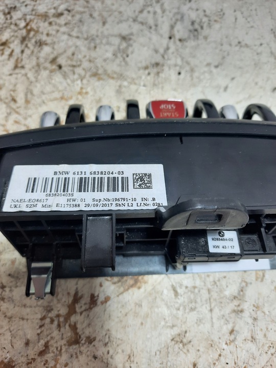 фото №10, Mini f50 f56 f57 комплект планки панелі перемикач панель центральний 6838204