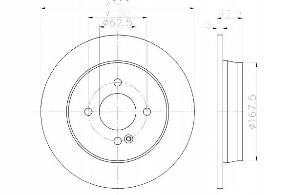 фото №2, Диски тормозные 2szt kia зад rio 11- textar
