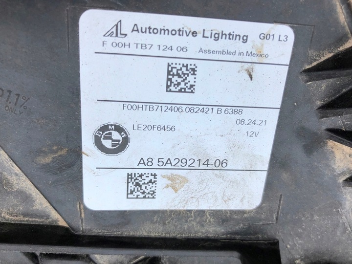 фото №13, Фара голий права повний led drl 5a29214-06 bmw x3 g01 m f97 x4 g02 lci