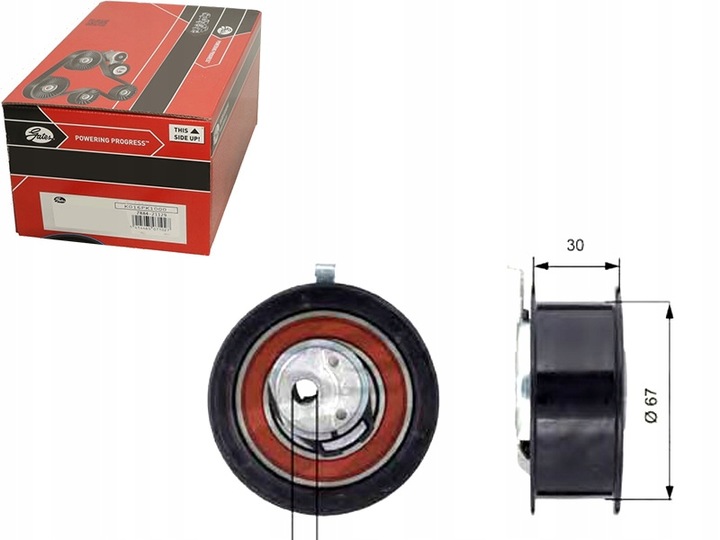 фото №1, Ролик натяжитель ремень распределительный вал gates 028109243e 02