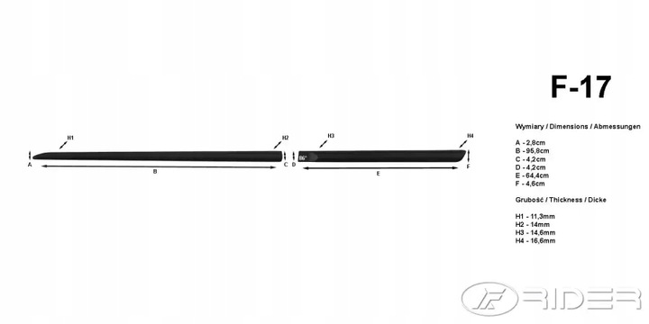 фото №12, Mitsubishi space star 2014- планки бічні