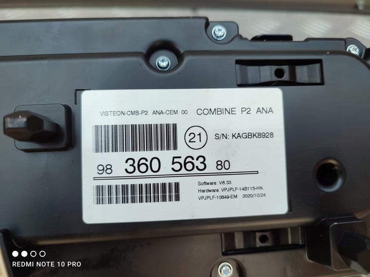 фото №5, Peugeot 2008 ii спидометр приборы eu. 1.5 bhdi