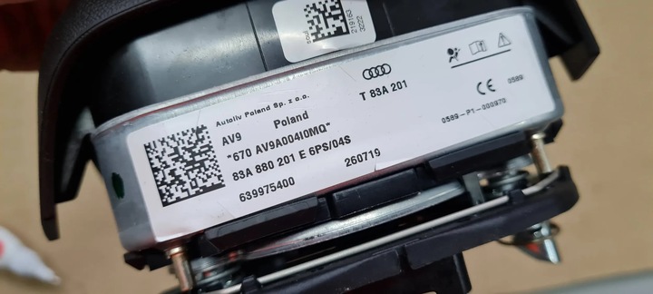 фото №8, Q3 83a повітряна подушка подушка безпеки водія sline org 83a880201e