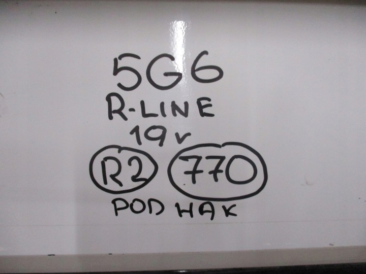 фото №10, Бампер vw golf 7 5g0 r-line 19r pod hak зад