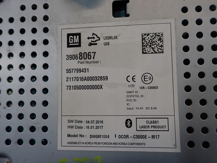 фото №6, Opel corsa e 14- радіо cd aux 39068067 557799431 dwgm1004