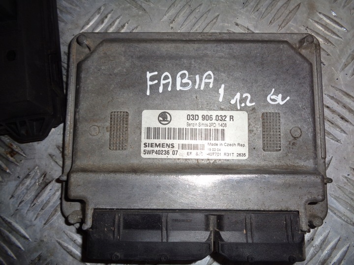 фото №8, Комп'ютер набір старт імобілайзер skoda fabia i 1.2 6v 99