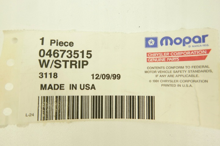 фото №9, Прокладка двері chryslera 04673515