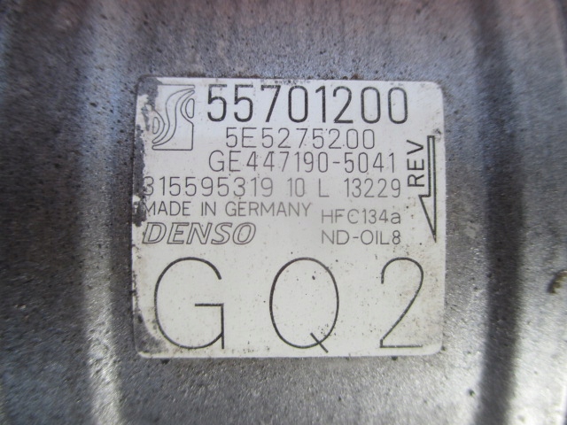фото №8, Opel corsa d e 1.0 1.2 1.4 компрессор кондиционера 55701200 gq2