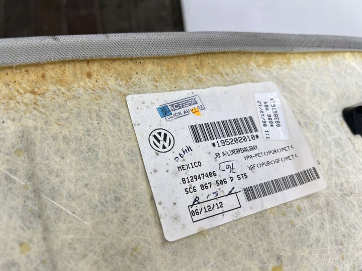 фото №10, Volkswagen jetta vi 5c 10-14 стеля стеля 5c6867506p