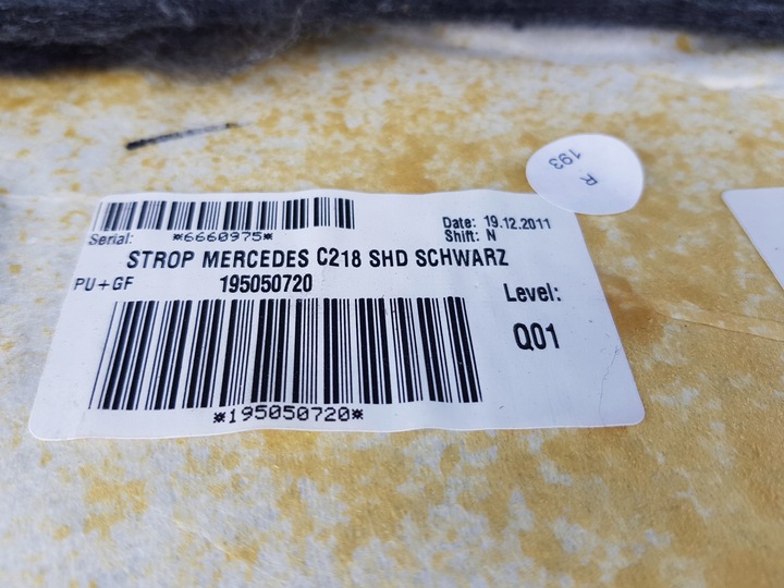 фото №12, Mercedes cls w218 sedan amg чорна стеля стеля комплект