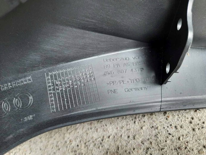 фото №7, Бампер перед audi a5 8w6 рестайлинг 2018 новый оригинальный