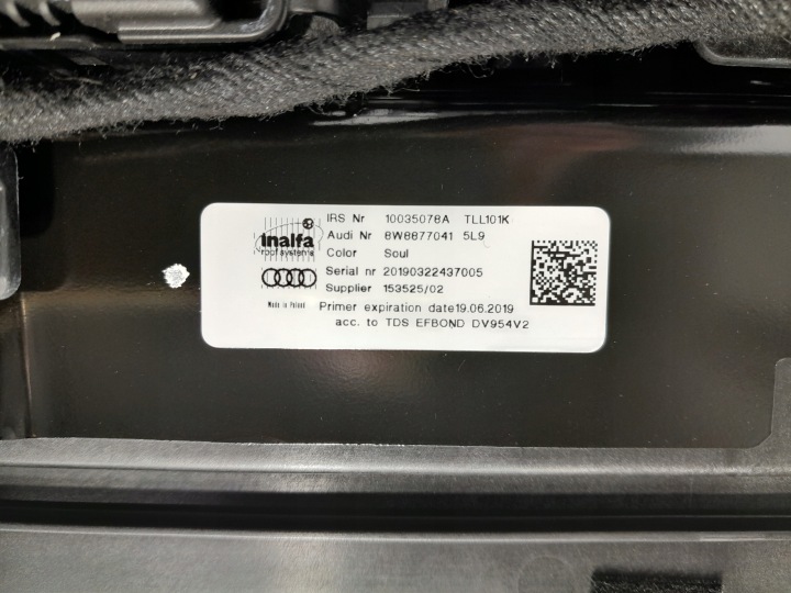 фото №10, Audi a5 s5 8w sportback панорама люк ролета механізм 8w8877041