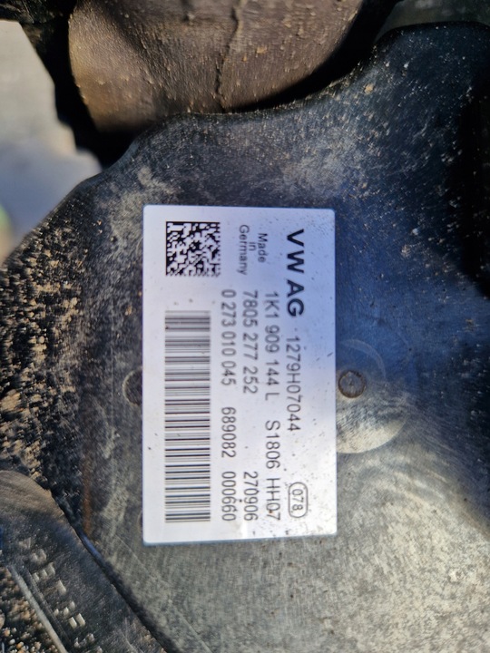 фото №7, Vw jetta golf v passat b6 b7 audi a3 tfsi рулевая рейка трансмиссия 1k1909144l