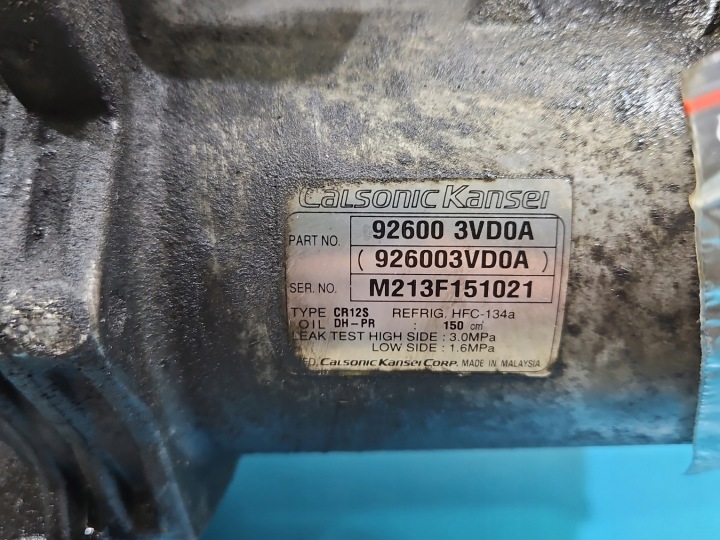 фото №7, Компресор компресор кондиціонера nissan juke i f15 10-19 1,5 dci k9k 92600-