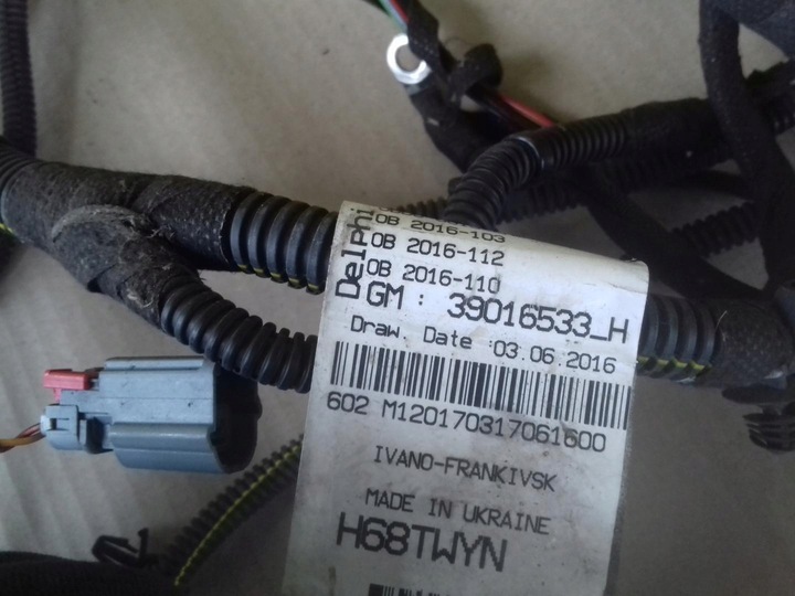 фото №6, Джгут установка 1.0 tb opel astra k 5 39016533 h