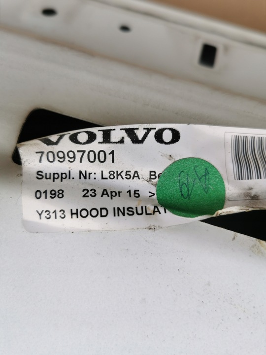 фото №15, Volvo xc60 i рестайлінг 13-17 капот кришка двигуна гарні пряма 31462050