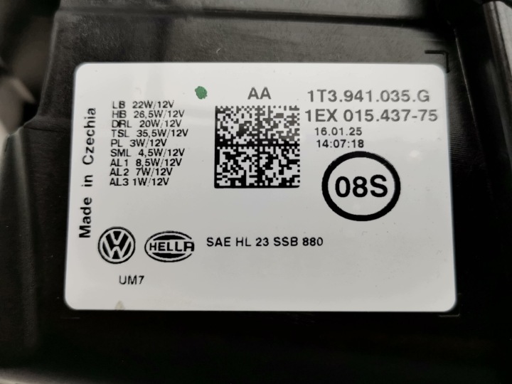 фото №11, Фара передня повний led ліва перед vw id. buzz 1t3941077d новий оригінальна запчастина