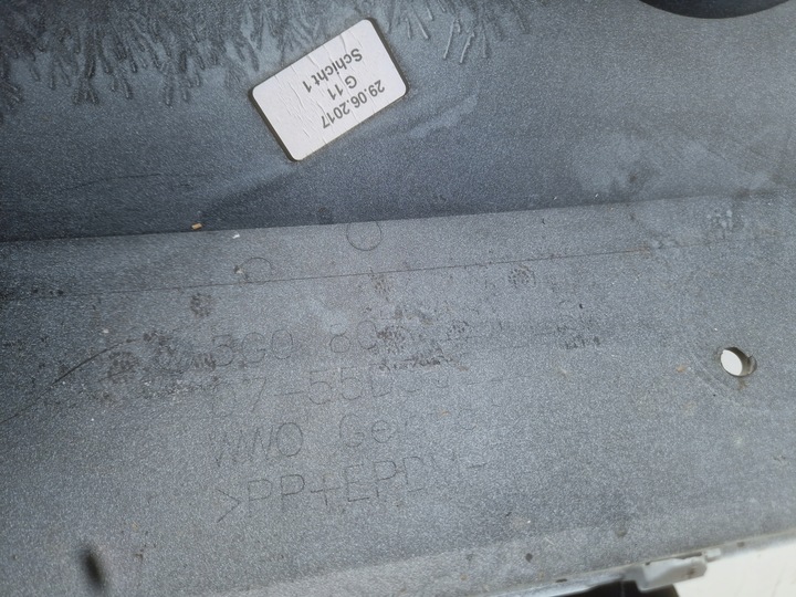 фото №14, Vw golf gti vii рестайлинг 5g0807221 бампер переднее перед