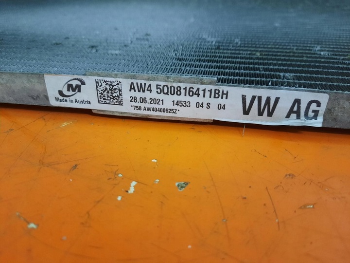 фото №7, Volkswagen golf 7 vii 12-20 радиаторов кондиционера 5q0816411bh