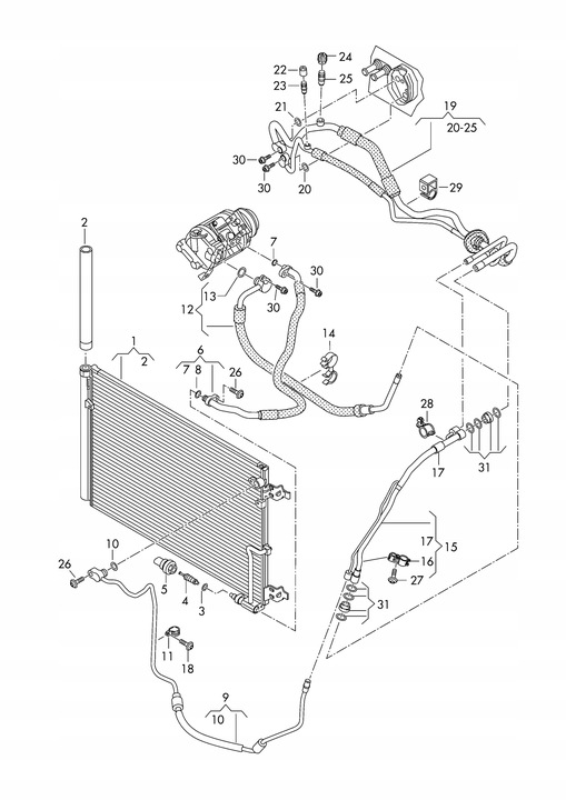 фото №8, Шланг кондиціонера 4.0 audi a8 d4 4h 4h0260701ae