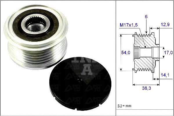 фото №2, Ina колесо пасове генератора citroen