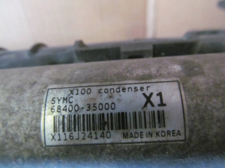 фото №14, Ssangyong tivoli 14-19 набор радиаторов воды конденсатор кондиционера c408