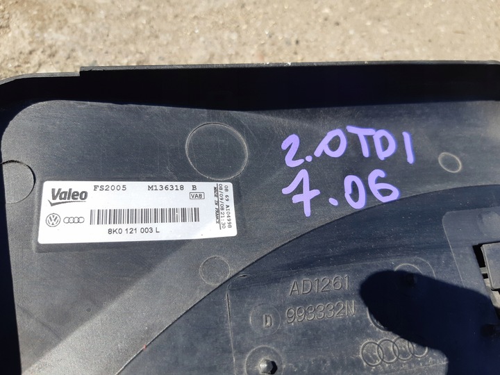 фото №11, Audi a4 b8 a5 q5 2.0 tdi вентилятор радіатор 8k0121003l