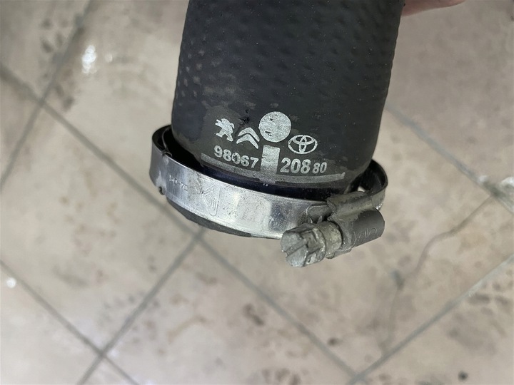 фото №8, Шланг шланг turbo інтеркулер 2.0 bluehdi peugeot expert 3 iii jumpy