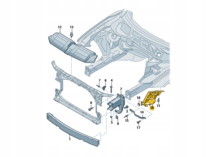 фото №2, Новое оригинальные audi оригинальный номер element направляющая 4g8807283c