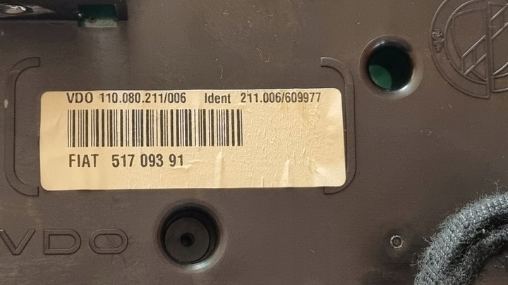 фото №9, Спідометр  прилади lancia ypsilon 1,3jtd 51709391 пробіг 265536km