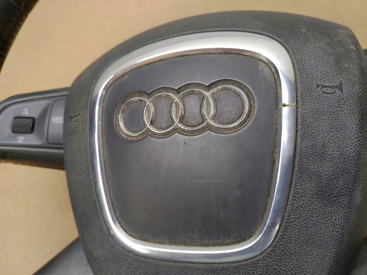 фото №14, Кермо + подушка безпеки мультифункція пелюстки шкіра audi a6 c6 роки 2004-2008