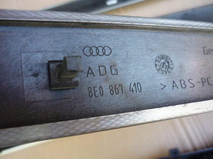 фото №15, Декори планки audi a4 b6 b7 сріблястий комплект eu