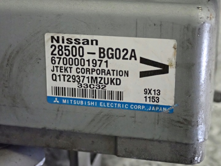 фото №7, Nissan micra k12 08-10 усилитель электрические рулевая колонка