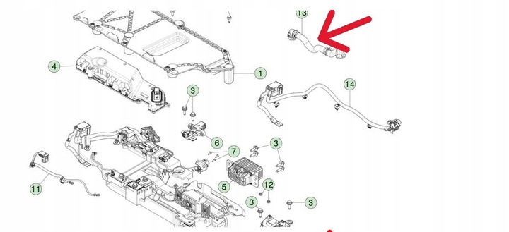 фото №11, Tesla шланг системи охолодження акумулятора 1615045-00-b