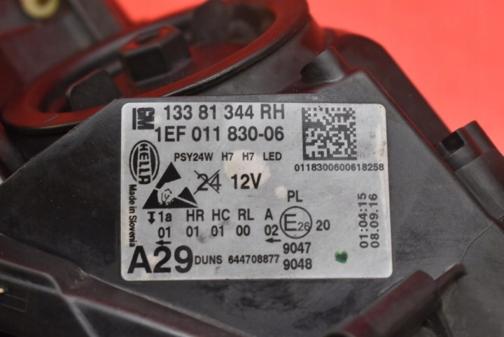 фото №9, Фара праве фара передня eu 13381344 opel corsa e 14-20
