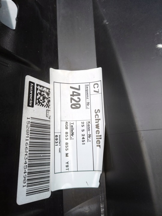 фото №8, Audi a6 4g0 s-line планки порогові ліва права накладки kpl. 4g0853855m 856m