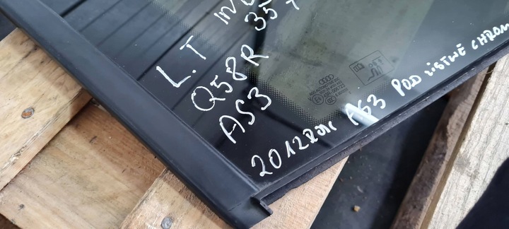 фото №6, Q5 8r стекло кузовная левая левый зад as3 12r 8r0845299q