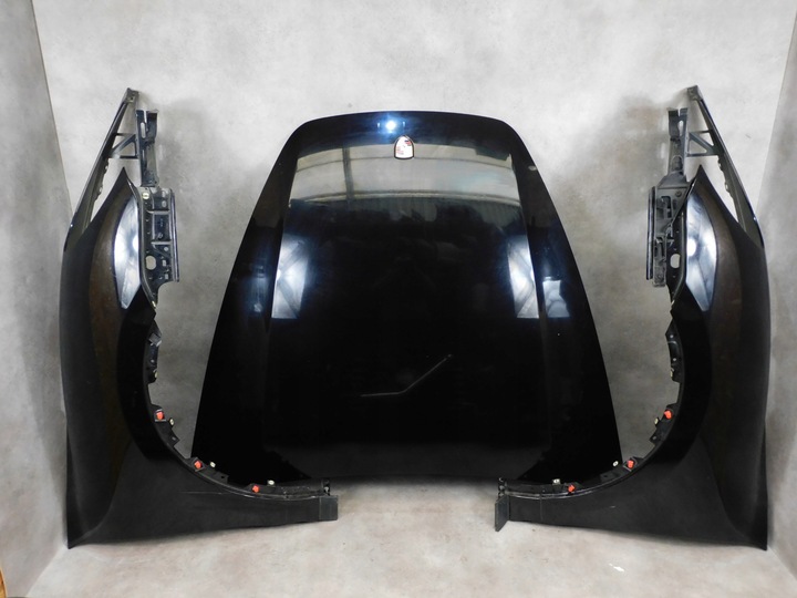 фото №8, Porsche cayenne 7p комплектний перед капот лампи бампер pas чорний
