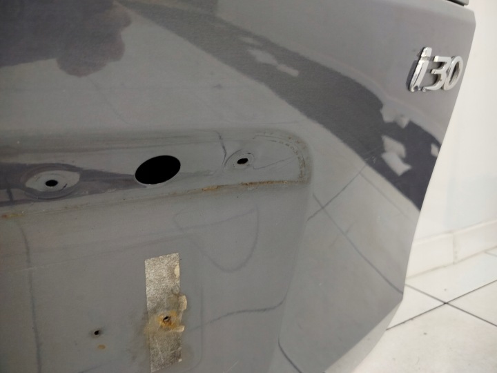 фото №8, Hyundai i30 i универсал 07r- крышка багажника зад задняя 9a