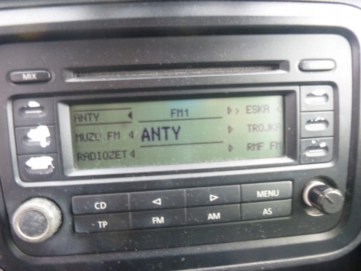 фото №2, Радіо радіопрогравач cd skoda fabia 2 ii 07-10