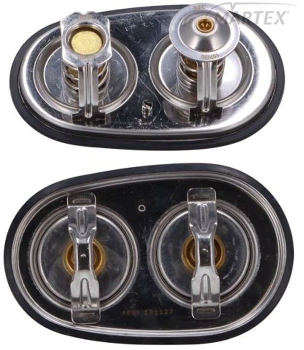 THERMOSTAT SCANIA R,P 80C/87C DOUBLE THERMOSTAT VERS SCANIA P560,R560,R730 BE p560