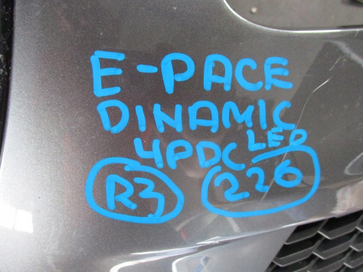 фото №16, Бампер jaguar e pace 4x pdc r-dynamic галоген led