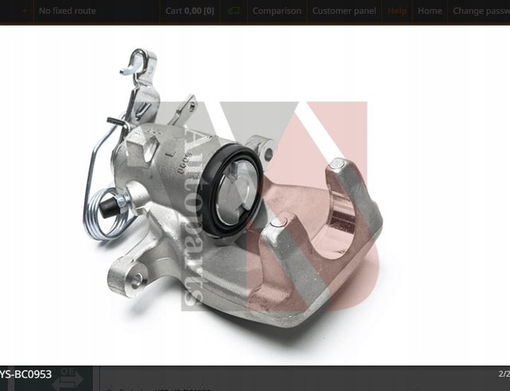 фото №1, Супорт гальмо. зад лівий vw caddy 04-