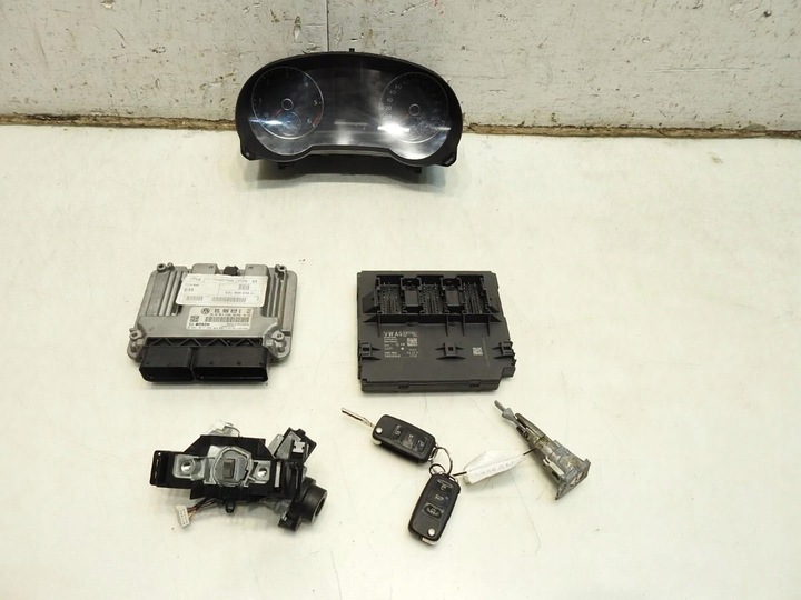 фото №12, Комп'ютер набір стартовий імобілайзер vw sharan ii 2.0 tdi 03l906018g 5k0937086j