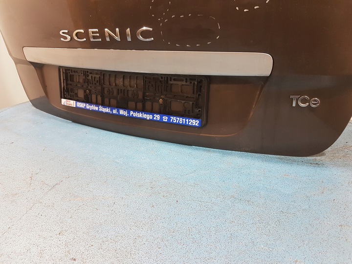 фото №7, Renault megane scenic iii задняя крышка багажника tecnb