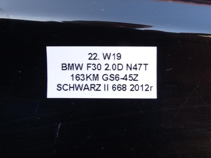 фото №16, Двері праві перед праве передні schwarz ii 2 668 bmw f30 f31 3 11-18r