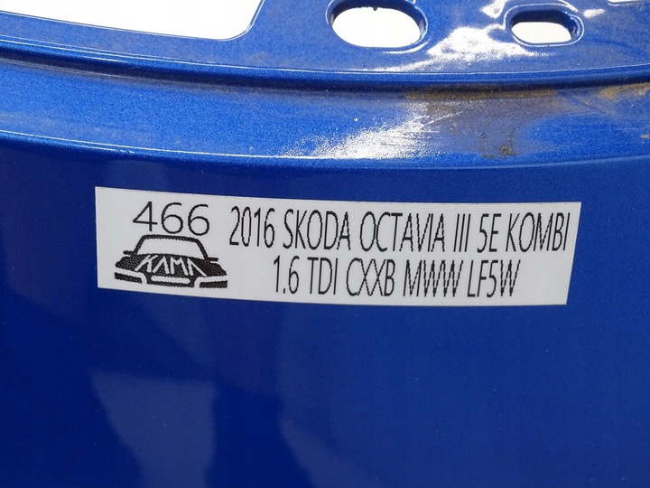 фото №16, Бампер зад задний pod 6x pdc skoda octavia iii 5e универсал lf5w