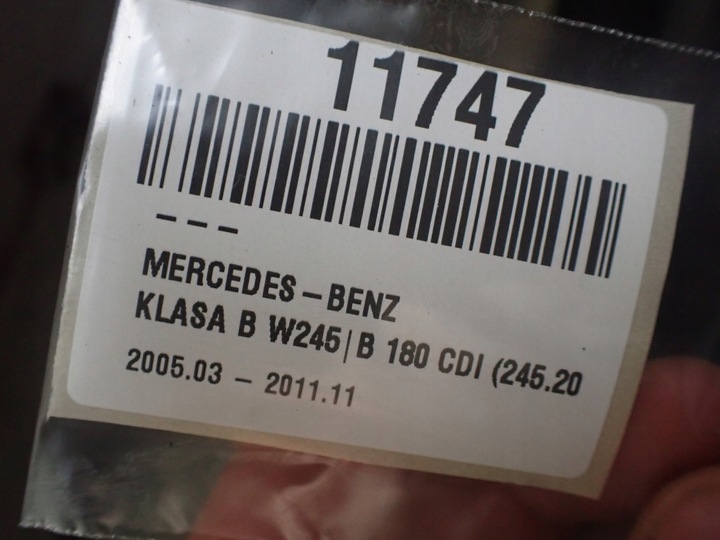 фото №16, Капот mercedes b 180 w245 2.0cdi 2007r 191 11747